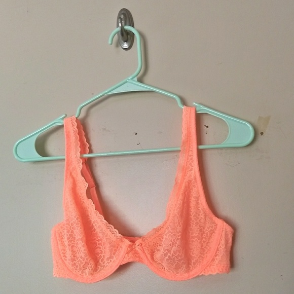 aerie Other - 3/$15 NWOT °Aerie° Orange Lace Unlined Plunge Bra